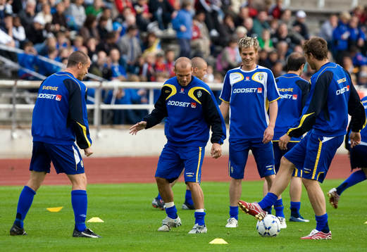 Daniel Andersson, Fredrik Ljungberg, Markus Rosenberg och