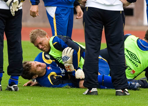Andreas Isaksson och Marcus Allbäck, Sverige i