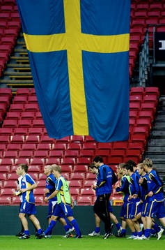 Fotboll, Landslaget, Sverige