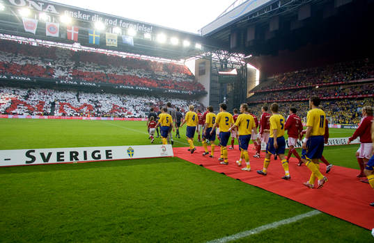 Inmarch, entré, stadion, arena