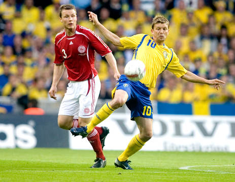 Marcus Allbäck, Sverige och Michael Gravgaard, Danmark