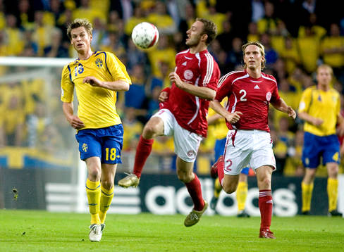 Markus Rosenberg, Sverige och Dennis Rommedahl och