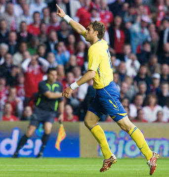 Johan Elmander, Sverige