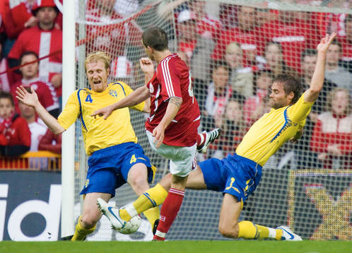 Petter Hansson och Olof Mellberg