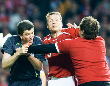 Herbert Fandel, Domare Supporter Danmark, Överfall