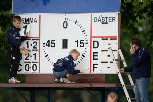 Resultattavla, resultat, resultatrapportering, ungdomar