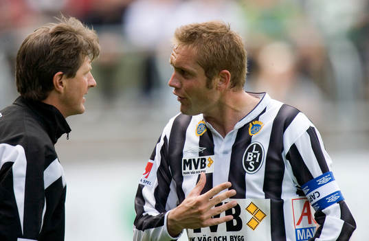 Patrik Johansson, tränare och Morten Avnskjold