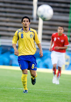 Fotboll, Landslag, U21, Andres Vasquez, Sverige