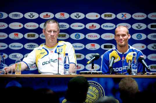 Lars Lagerbäck och Fredrik Ljungberg