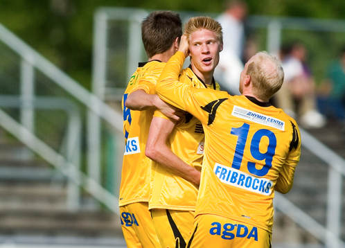 Marcus Holgersson, målskytt, Christoffer Dahlström,