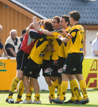 Mjällby, jubel