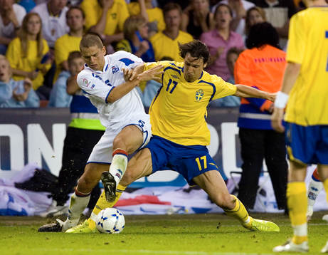 Ivar Ingimarsson, Island och Zlatan Ibrahimovic, Sverige