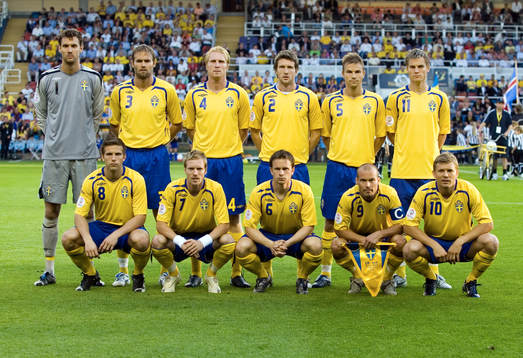 Line up, lagbild, startelve, Sverige