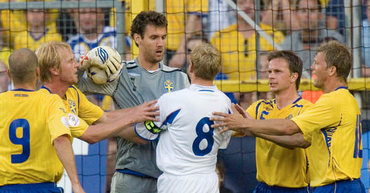 Andreas Isaksson, målvakt, Petter Hansson, Tobias