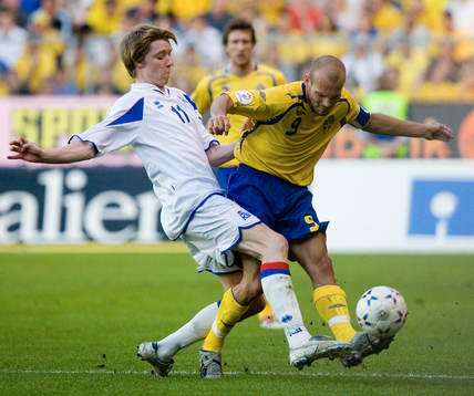 Fredrik Ljungberg och Birkir Saevarsson