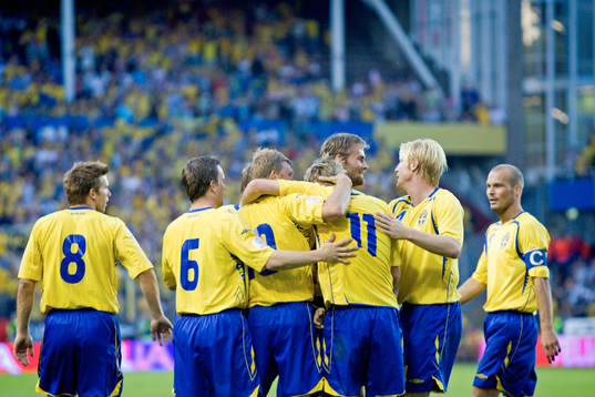 Anders Svensson, Tobias Linderoth, Marus Allbäck, Markus