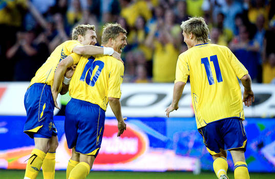 Christian Wilhelmsson, Marcus Allbäck och Markus Rosenberg