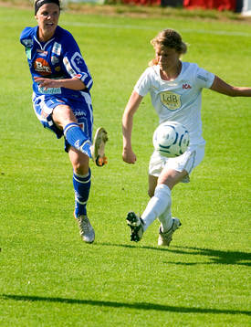Caroline Seger, Linköping och Frida Nordin, Ldb