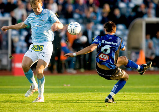 Jonatan Johansson, Malmö och Mikael Rosén, Halmstad