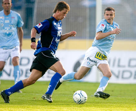 Dusan Djuric, Halmstad och Yksel Osmanovski, Malmö