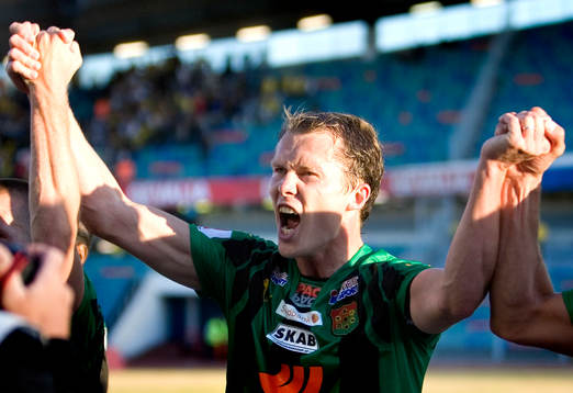 Fredrik Lundgren, GAIS, jubel