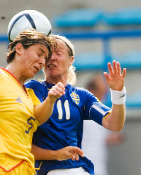 Victoria Svensson, Sverige och Teodora Drâgoescu, Rumänien