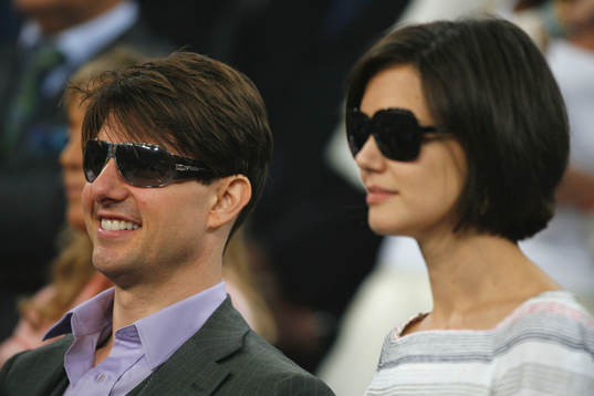 Tom Cruise med fru Katie Holmes