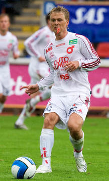 Fredrik Holmberg, Degerfors, har bomull i munnen, skada,