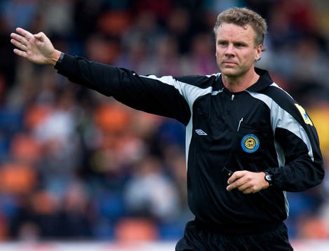 Lars Krantz, domare, huvuddomare, tecken, inkast