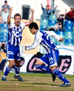 Niclas Alexandersson, Andres Vasques, Göteborg, jubel