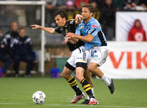 Daniel Mendes, AIK och Mathias Woxlin, Gefle