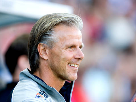 Roland Nilsson, tränare, glad över poängen