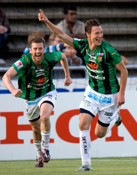 0-1, Eyjólfur Hédinsson. Jubel
