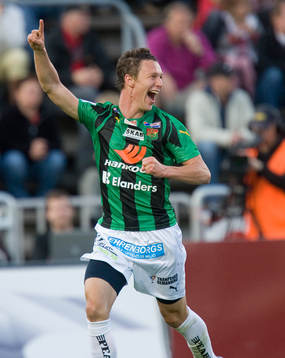 0-1, Eyjólfur Hédinsson. Jubel