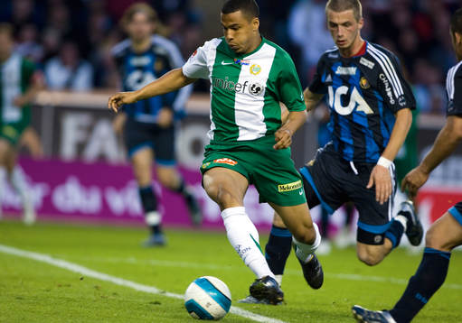 Charlie Davies, Hammarby, och Sölvi Ottesen, Djurgården