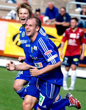 Johan Patriksson, jubel