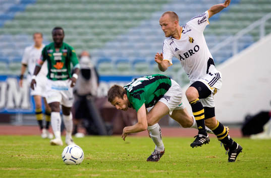 Nicklas Carlsson, AIK och Johann Gudmundsson, Gais