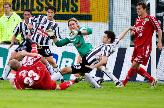 Sebastian Karlsson, målvakt, Landskrona räddar