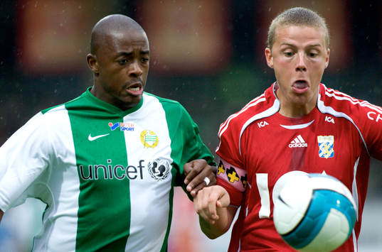 Nkosinathi Nhleko, Hammarby, och Ragnar Sigurdsson,