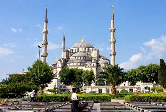 Sevärdhet, Istanbul, Blå moskén, Sultanahmet Camii,
