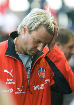 Hans Eklund, tränare, Helsingborg, depp