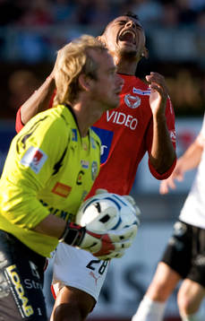 Ari Da Silva Ferreira, Kalmar och Peter Westman, målvakt,