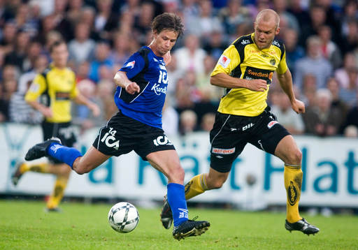 Dusan Djuric, Halmstad och Samuel Holmén, Elsfborg