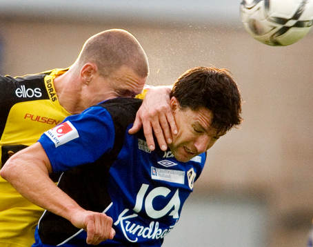 Mikael Rosén, Halmstad och Andreas Augustsson, Elfsborg