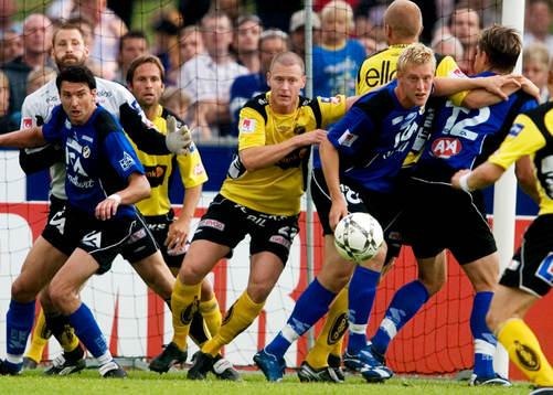 Stökigt framför Elfsborgs mål