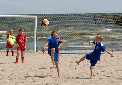 Fotboll, Beach soccer, pojkar, pojk