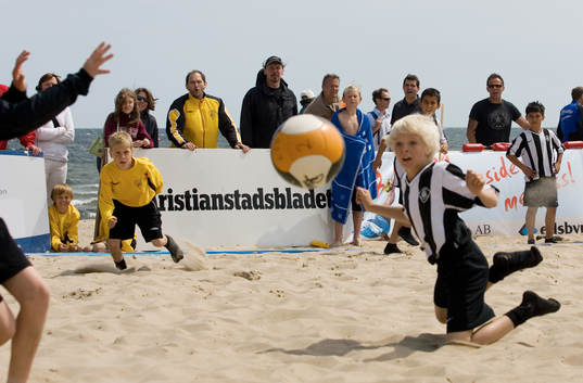 Fotboll, Beach soccer, pojkar, pojk
