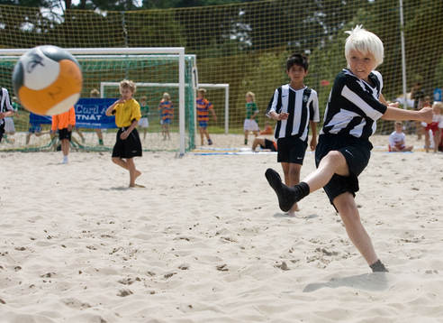 Fotboll, Beach soccer, pojkar, pojk