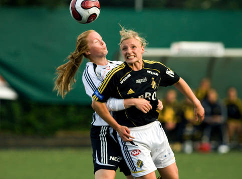 Nina Engström, Bälinge och Sofia Simonsson, AIK