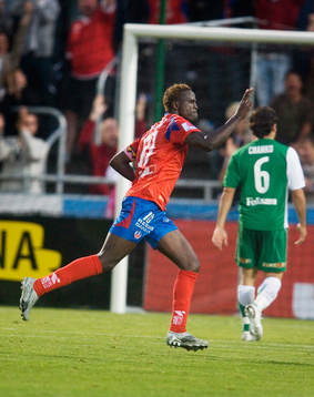McDonald Mariga, Helsingborg, jubel